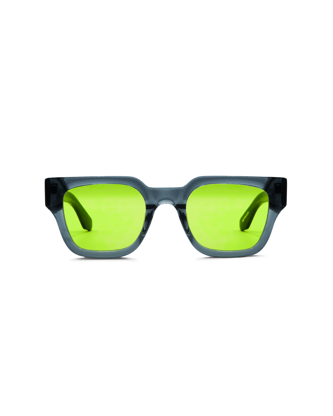 Neon Green Nylon Lens Sunglasses Cypher Graphite Frame Swey Collective